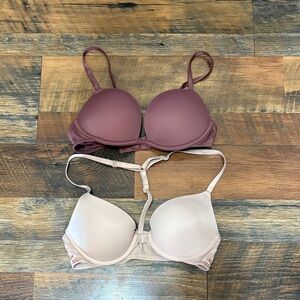 Victoria's Secret Bra Set‎ - Mauve and Beige